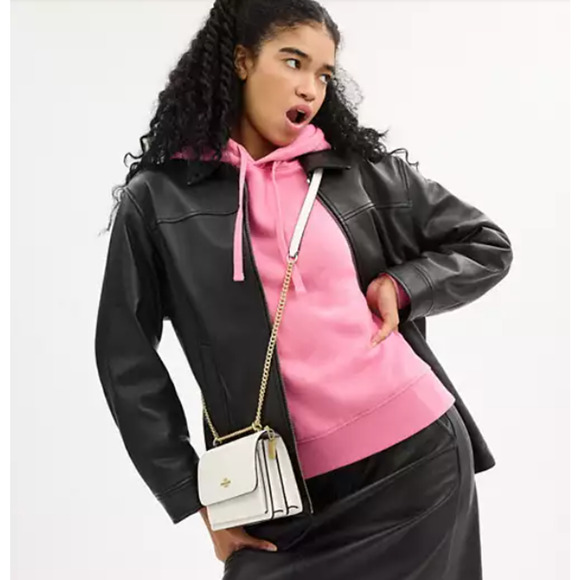 Coach Mini Klare Crossbody/Shouler Bag In Novelty Leather/Gold/Pearl CW205 NWT - Picture 7 of 10